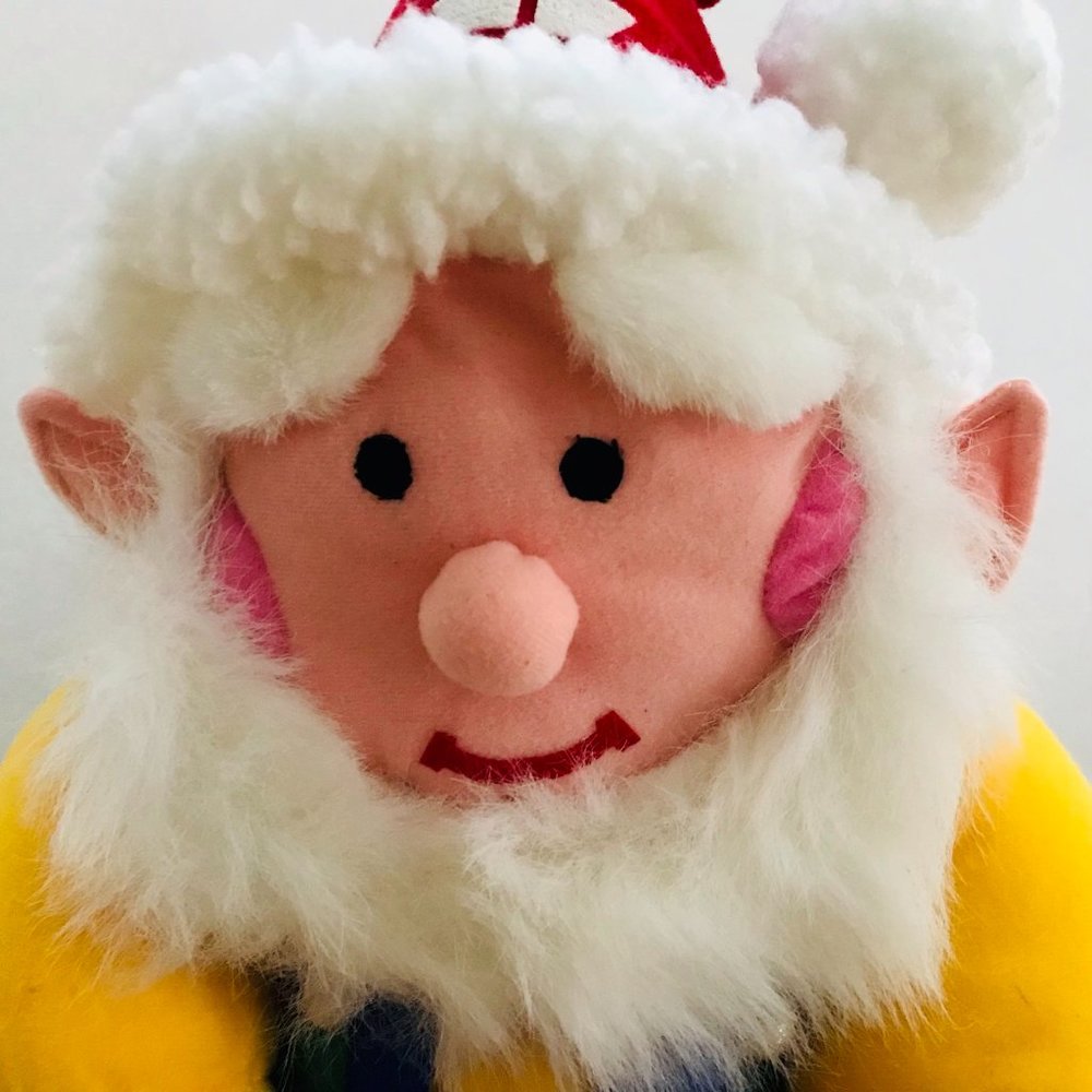 Plush International Silver Elf 14" Tall Santas Helper Christmas Winter Toy Decor - Picture 3 of 11